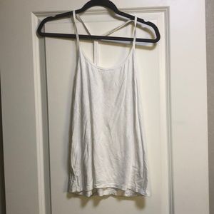 American eagle white tank worn once